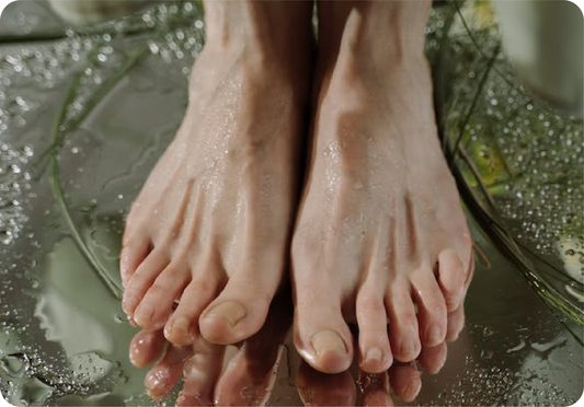 Rena Chris gua sha foot massage