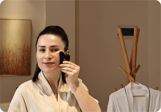 Obsidian Facial Gua Sha Tool