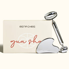 Stainless Steel Face Roller & Gua Sha Set Stainless Steel Face Roller & Gua Sha Set
