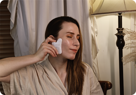 Rena chris Jade gua sha face massage tool