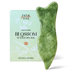 Graceful Orchid Xiuyan Jade Facial Gua Sha Tools