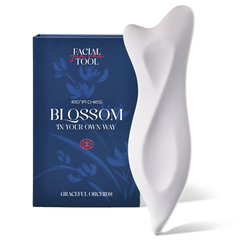 Graceful Orchid Ceramic Facial Gua Sha Tool